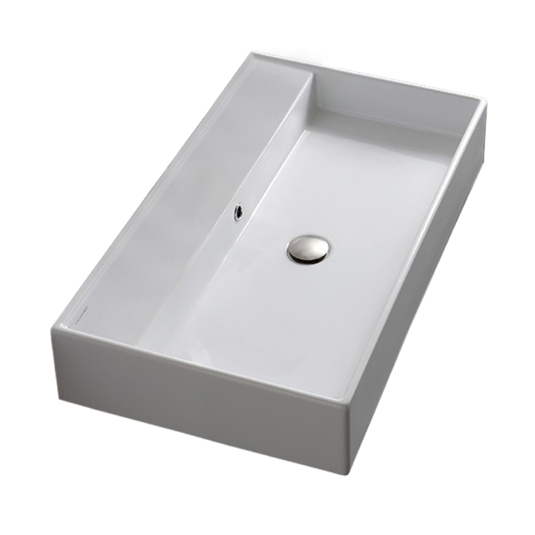 Scarabeo 8031 R 80 No Hole Bathroom Sink Teorema Nameek S   Scarabeo 8031R 80 No Hole Var 